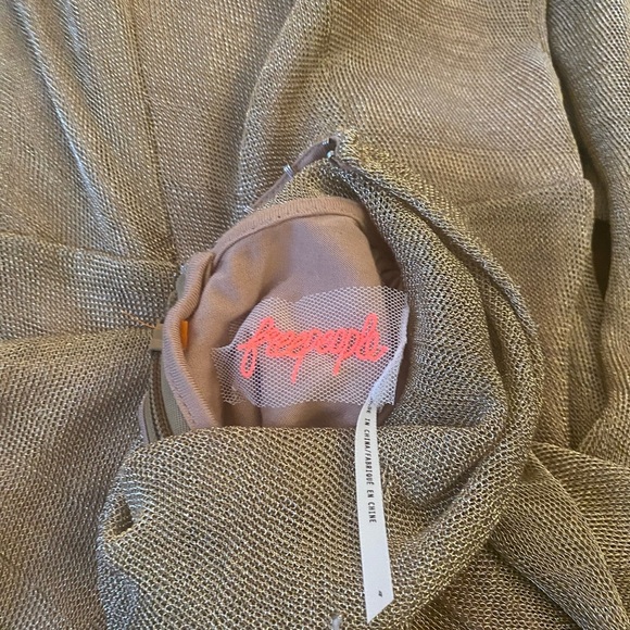 Free People by Revolve Mercury Bodycon Mini gold dress - Picture 10 of 11